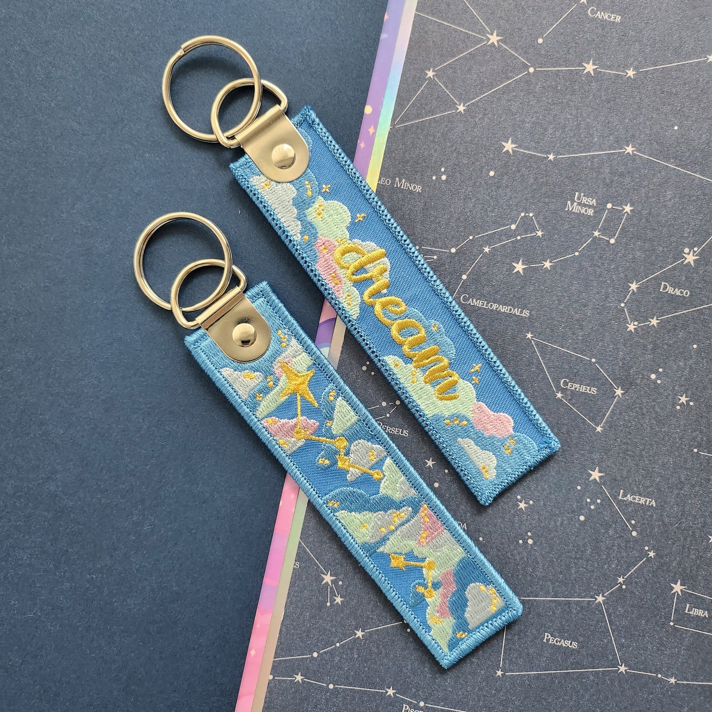 Dreams Embroidered Charm