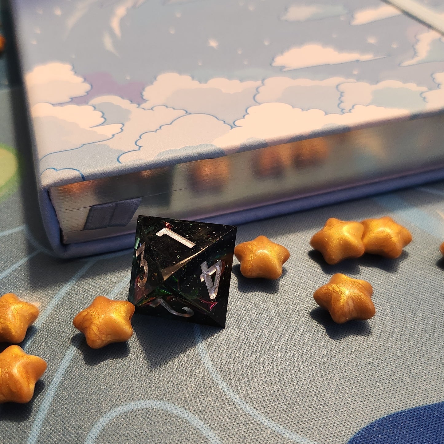 Blue Clouds Holographic Hardcover Journal