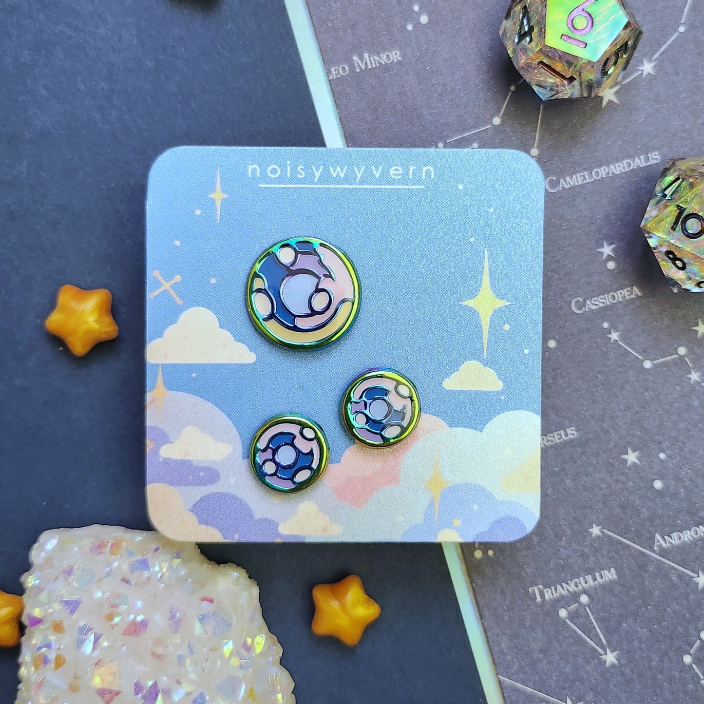 Mini Bubbles Enamel Pin