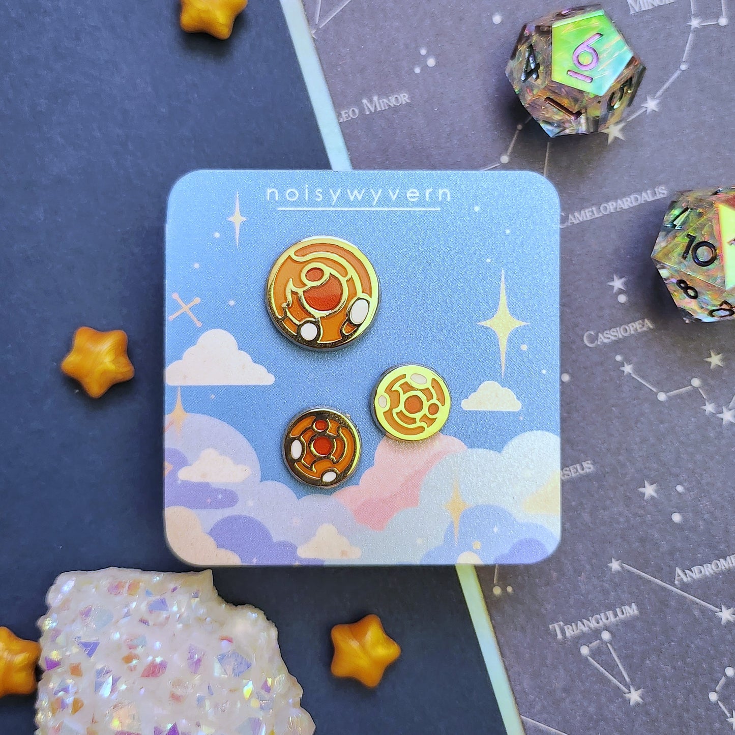 Mini Bubbles Enamel Pin