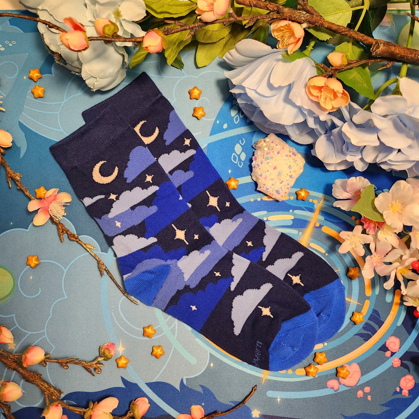 Midnight Clouds Socks
