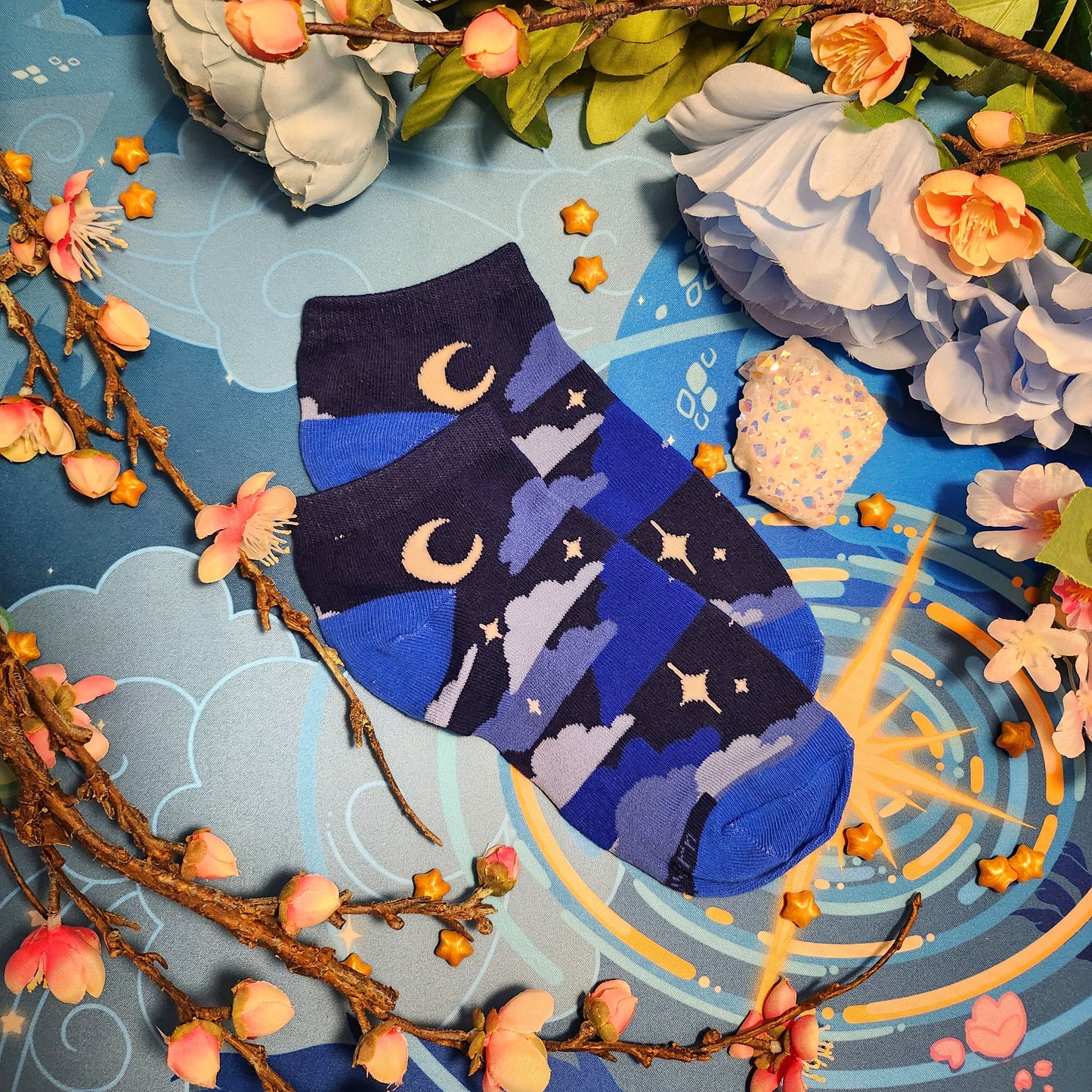 Midnight Clouds Socks