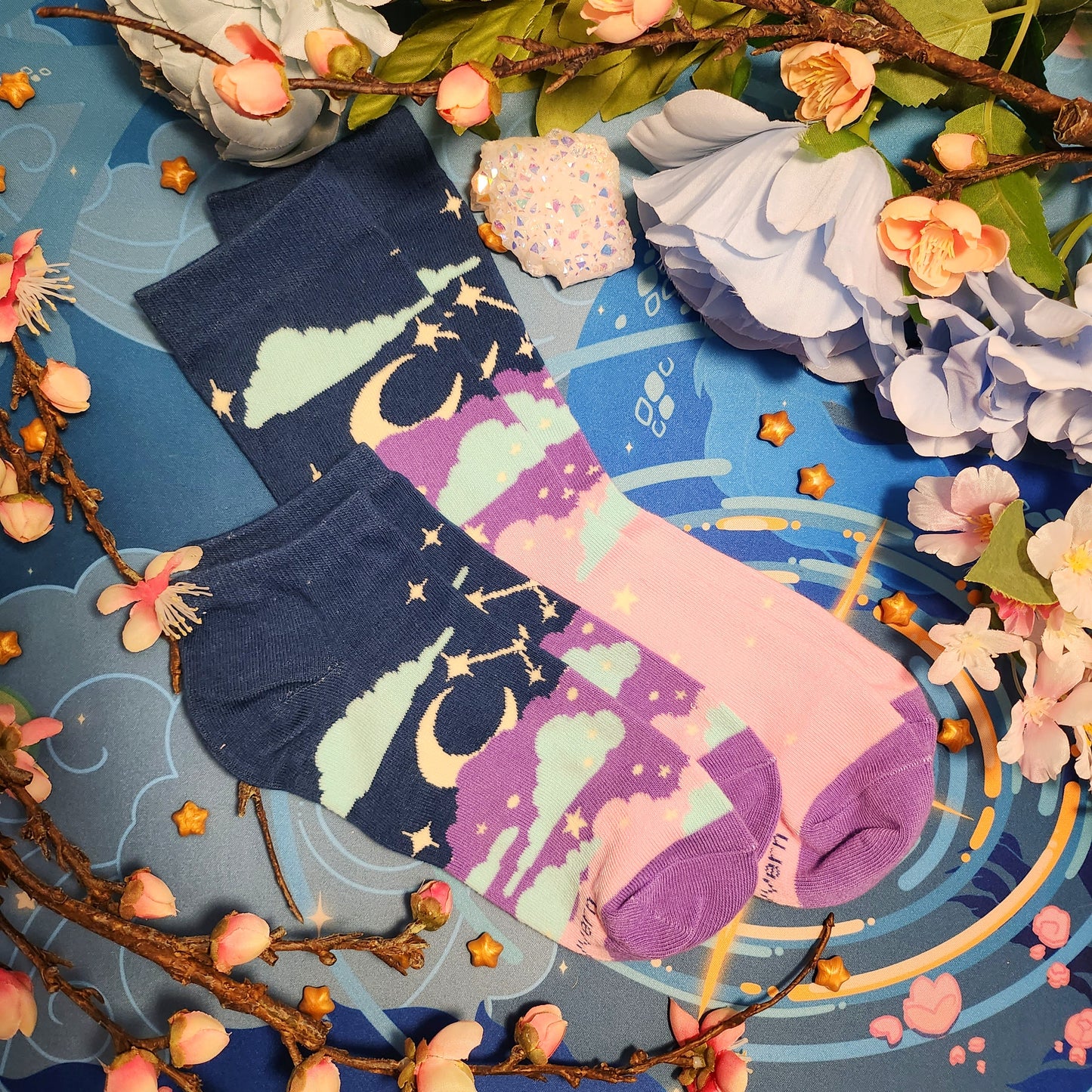Sunset Clouds Socks