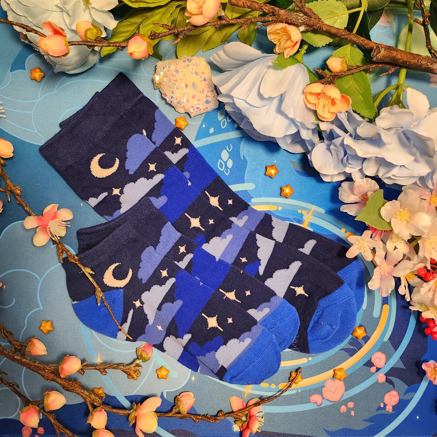 Midnight Clouds Socks