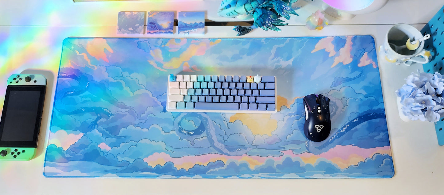 Dragon Sunrise Desk Mat