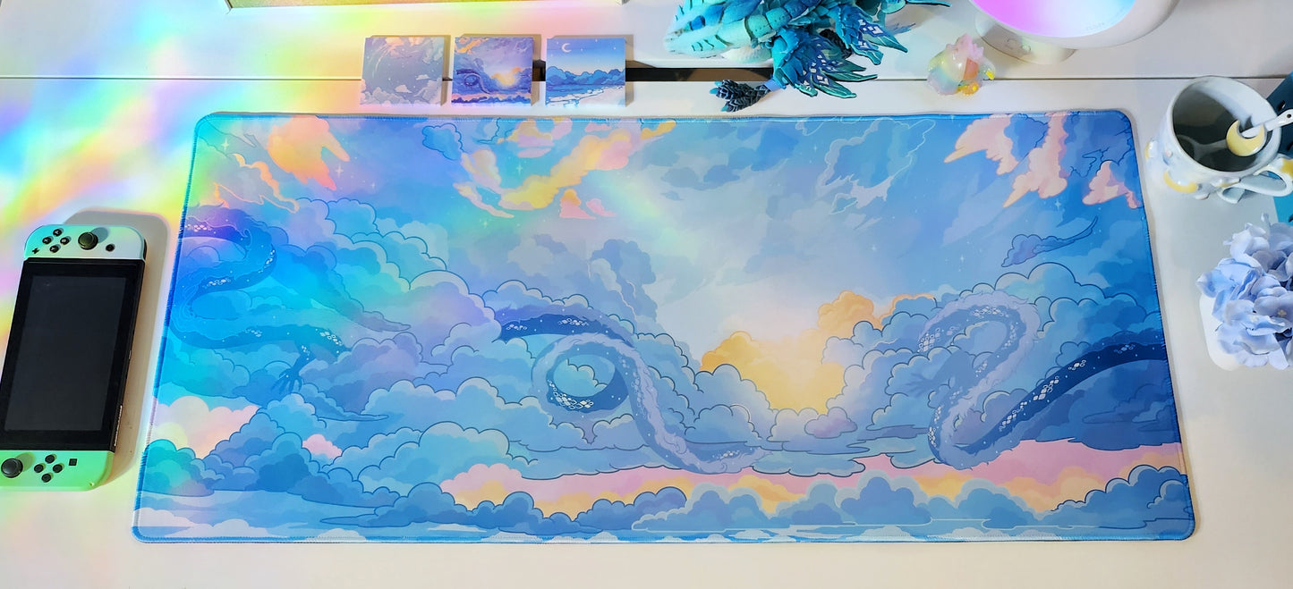 Dragon Sunrise Desk Mat