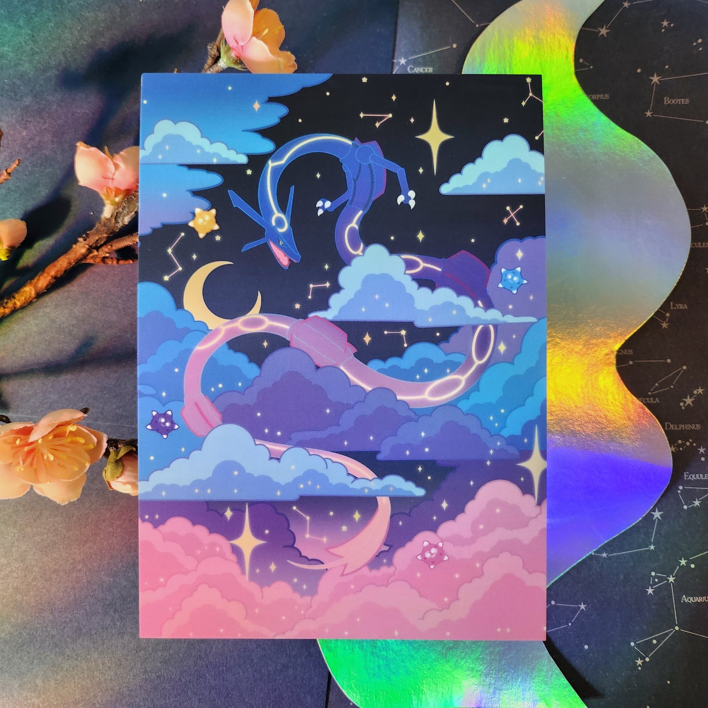 Aurora Dragon Art Print