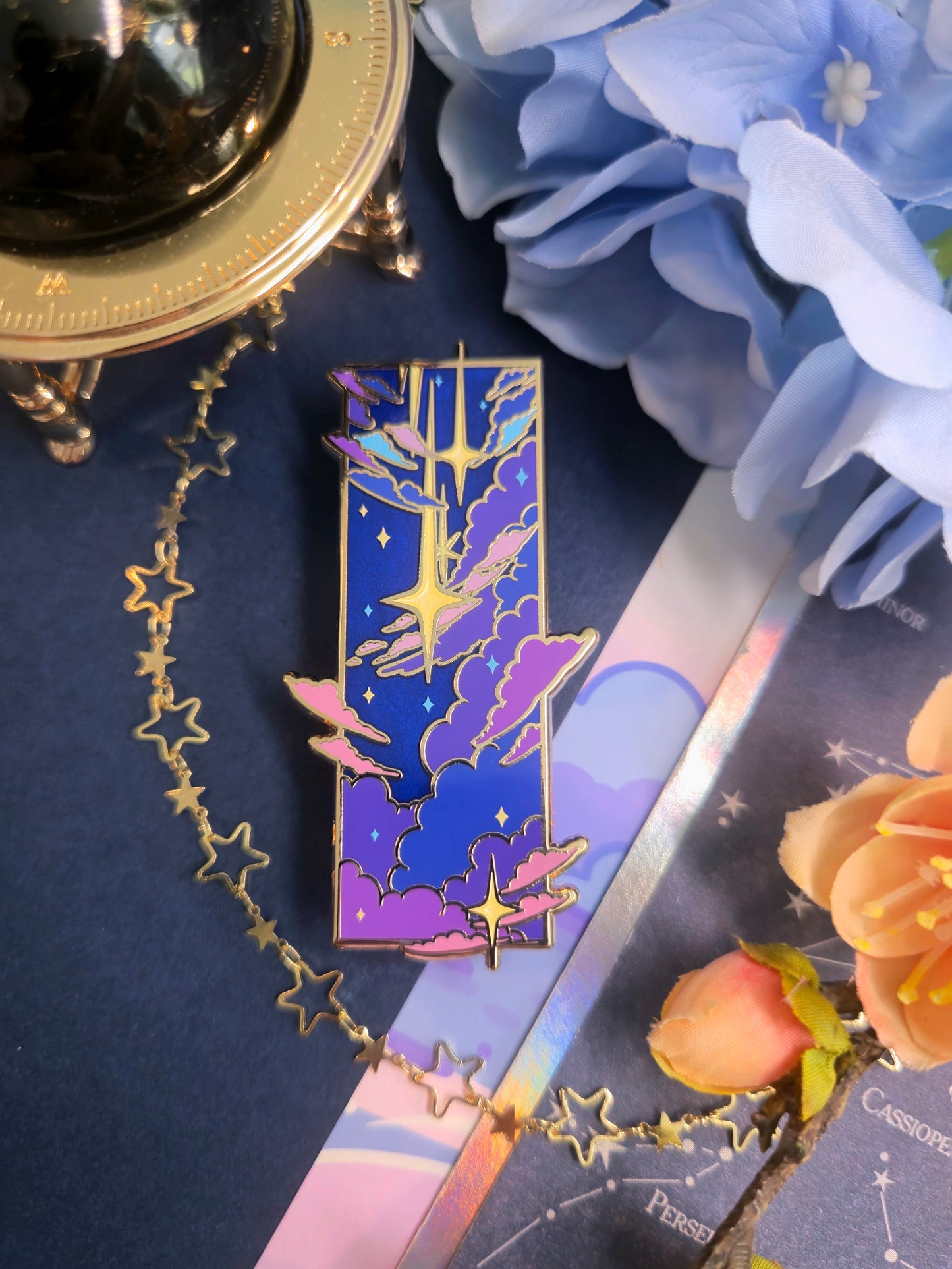 Star Drop Night Enamel Pin