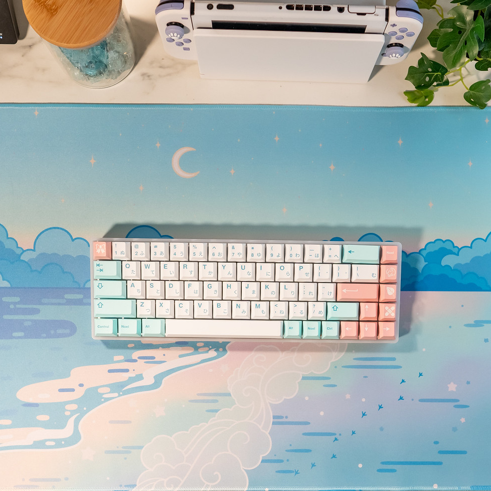 Rainbow Beach Desk Mat