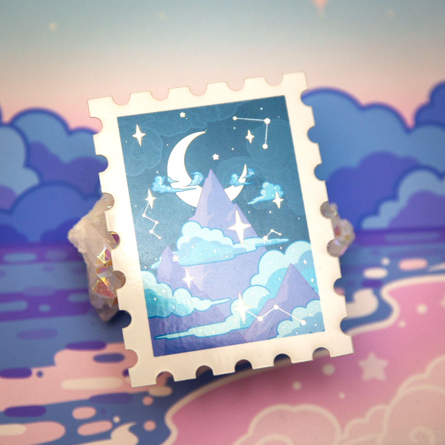 New Journey Holographic Sticker