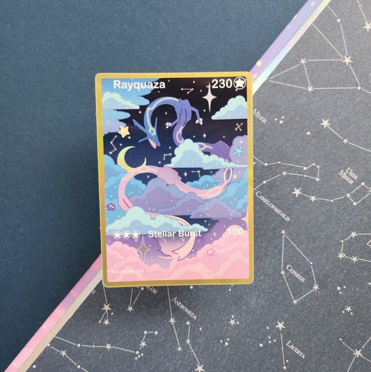 Aurora Dragon Holographic Sticker