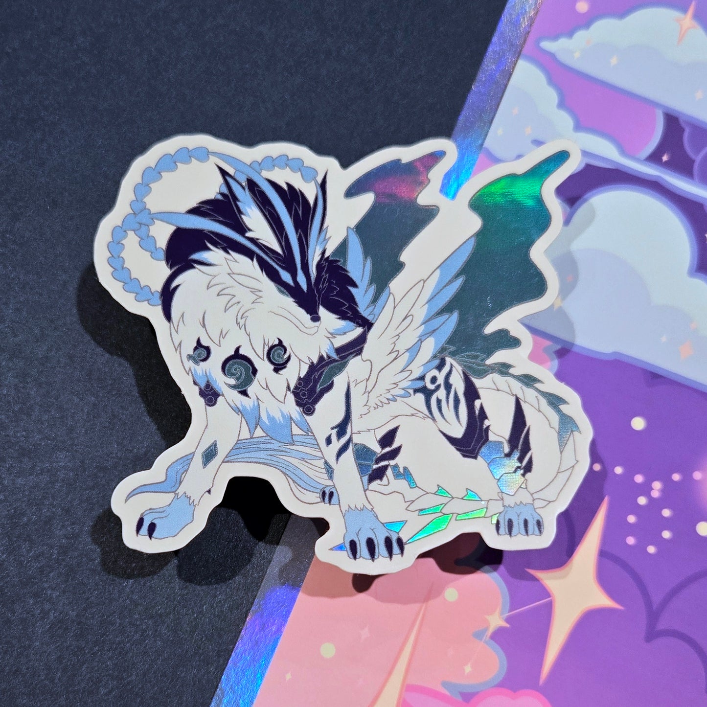 Lupus Boreas Holographic Sticker