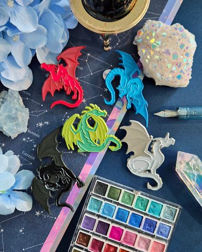 Chromatic Dragons Enamel Pins