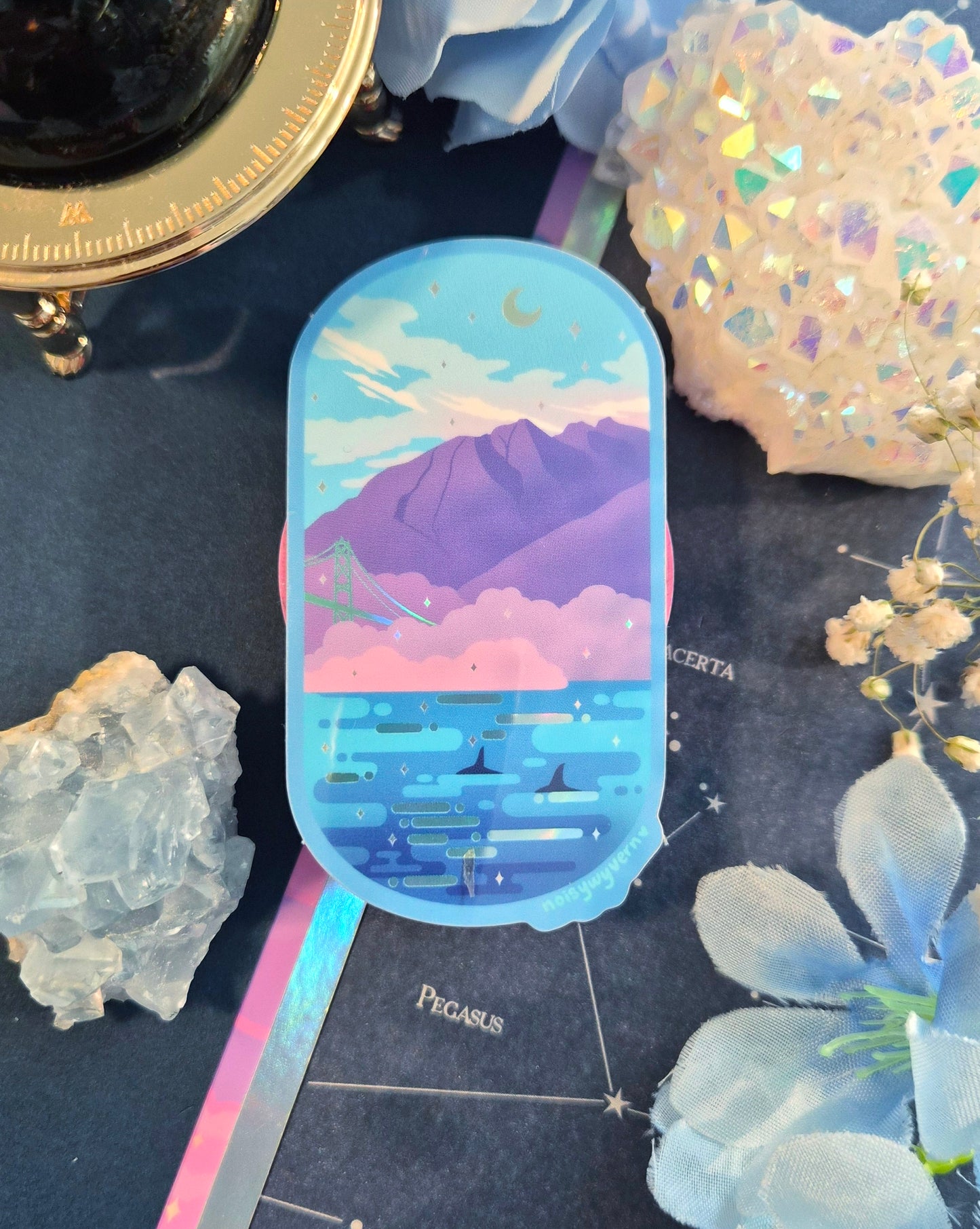 Lion's Gate Orcas Holographic Sticker