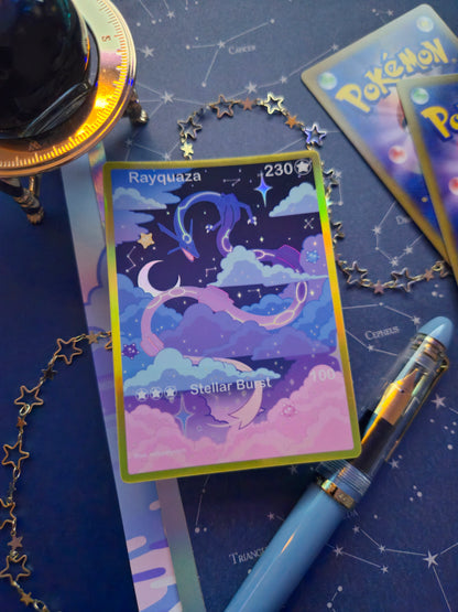 Aurora Dragon Holographic Sticker
