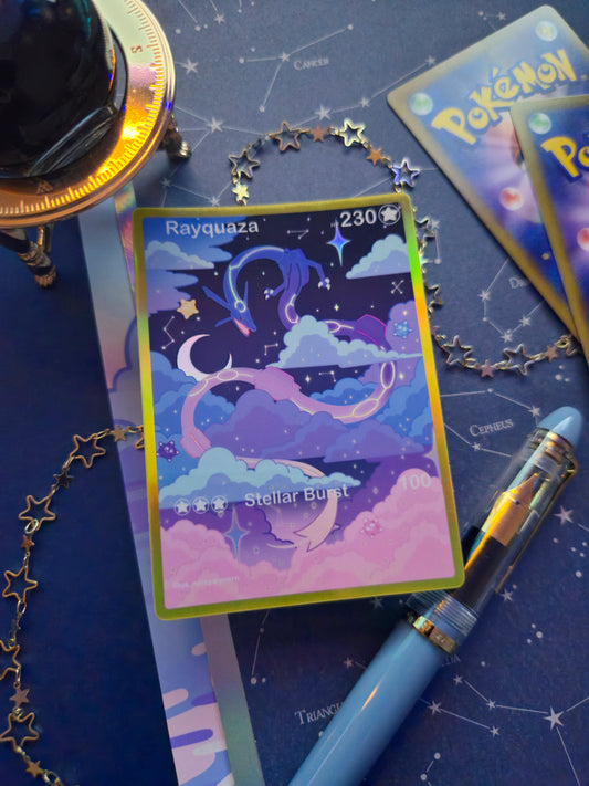 Aurora Dragon Holographic Sticker