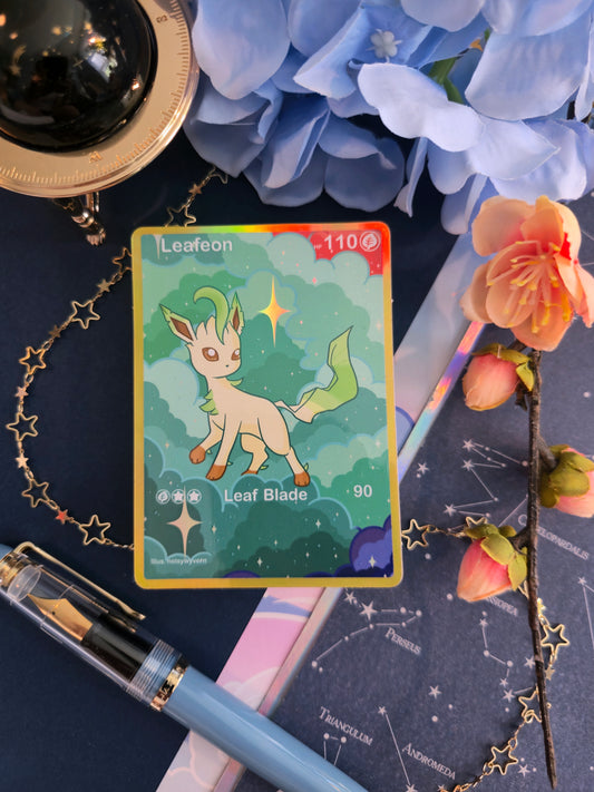 Leaf-vee Holographic Sticker