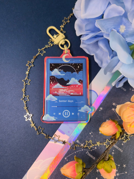 Better Days Rainbow Acrylic Charm