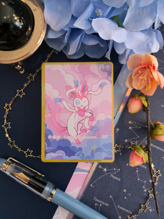 Fairy-vee Holographic Sticker