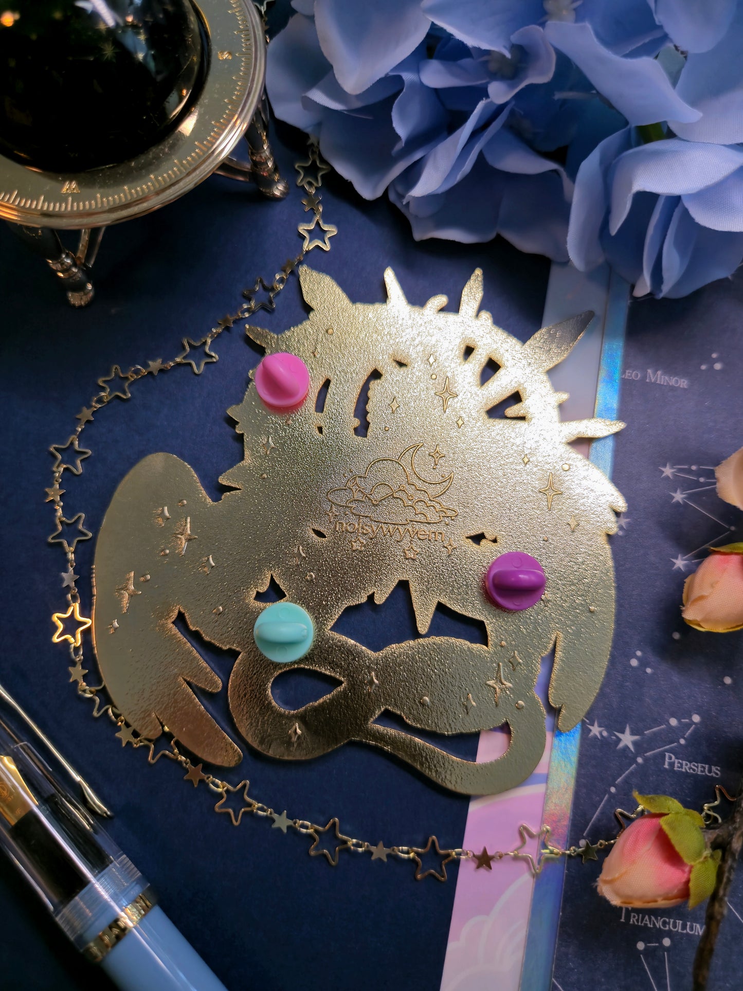 Celestial Snake Enamel Pin