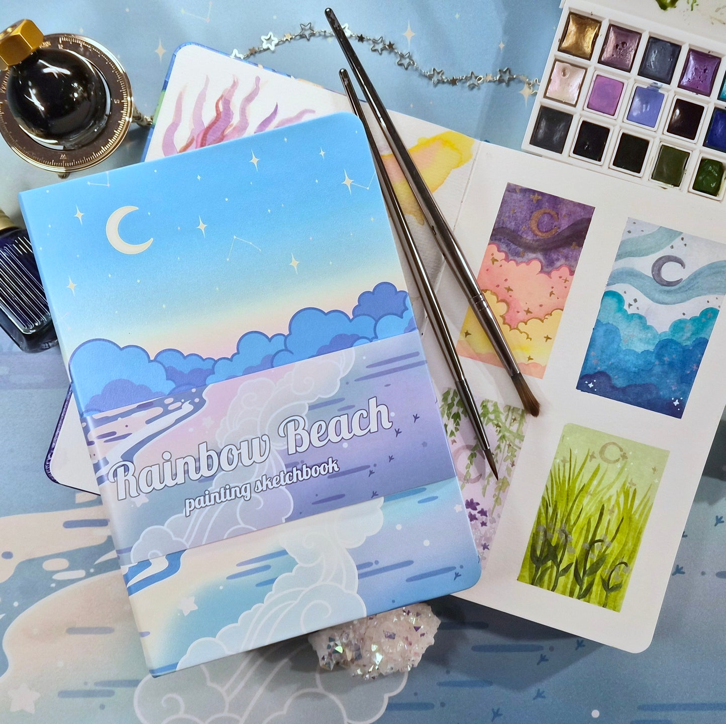 Rainbow Beach Hardcover Painting Sketchbook