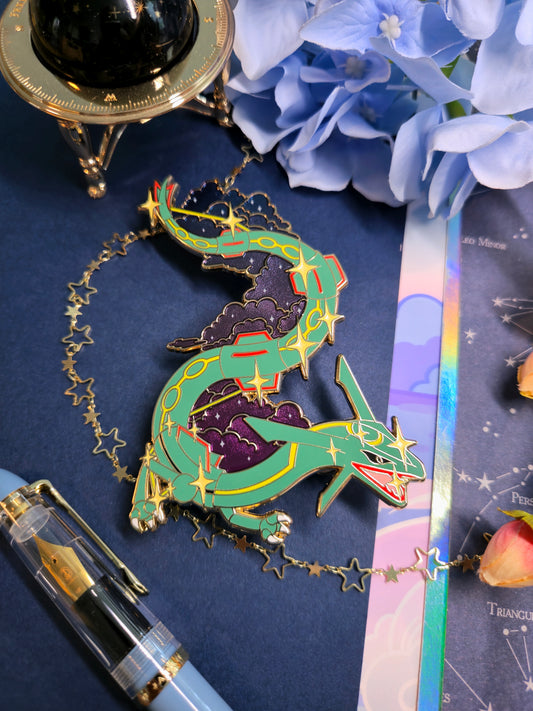 Quasar Dragon Enamel Pin