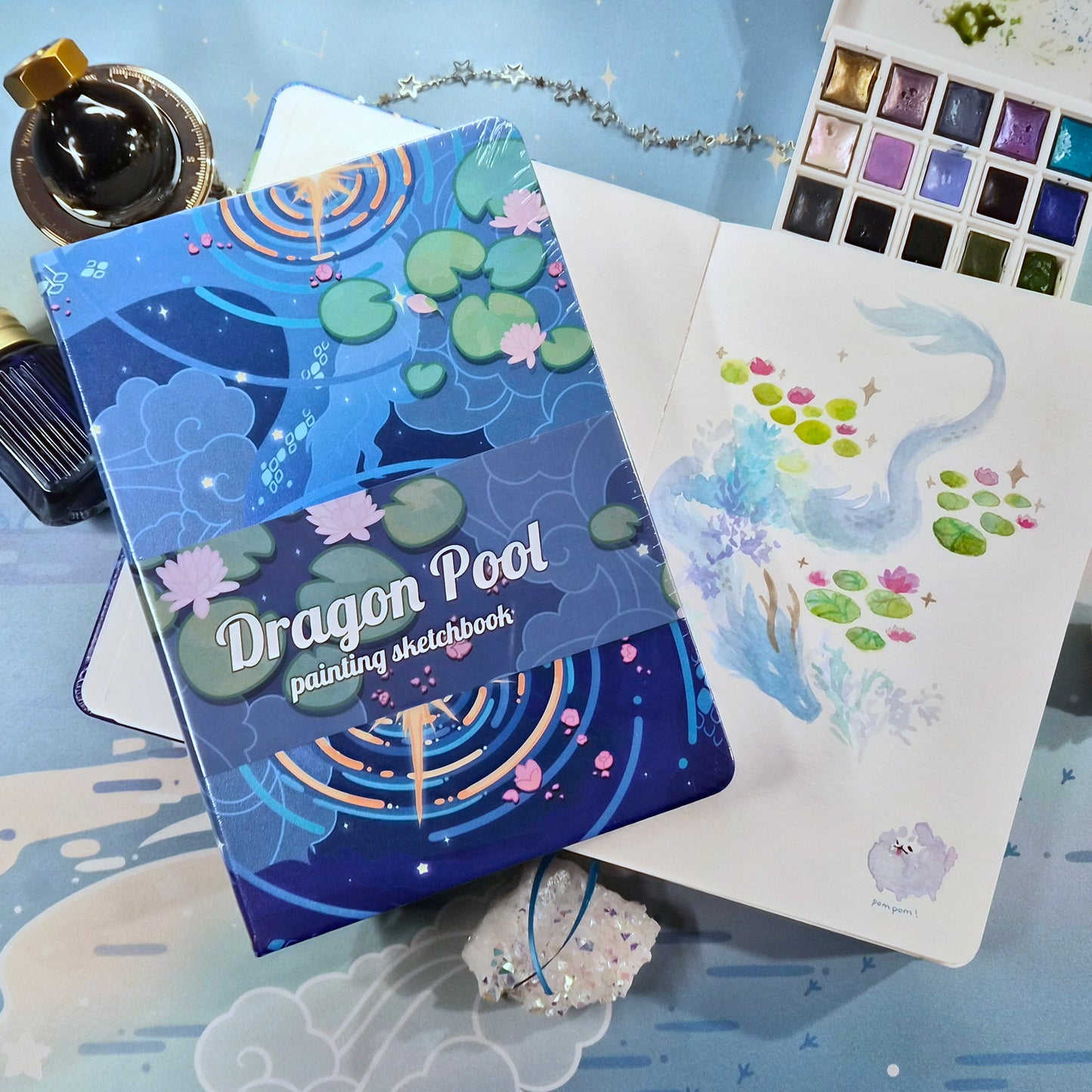 Dragon Pool Hardcover Painting Sketchbook