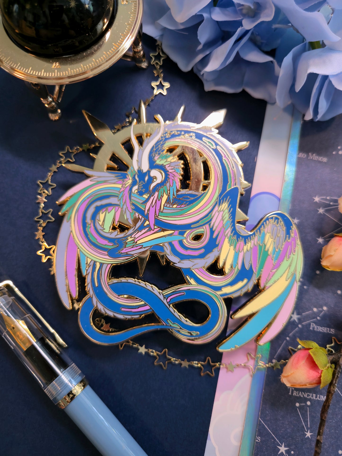 Celestial Snake Enamel Pin