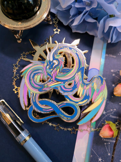 Celestial Snake Enamel Pin