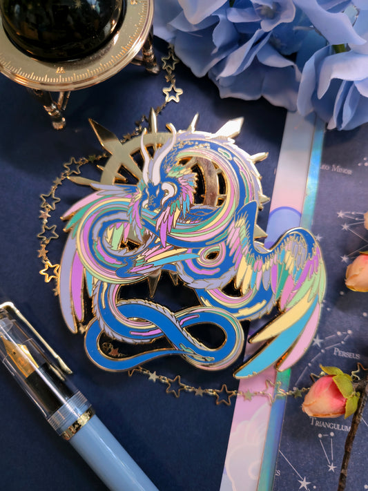 Celestial Snake Enamel Pin
