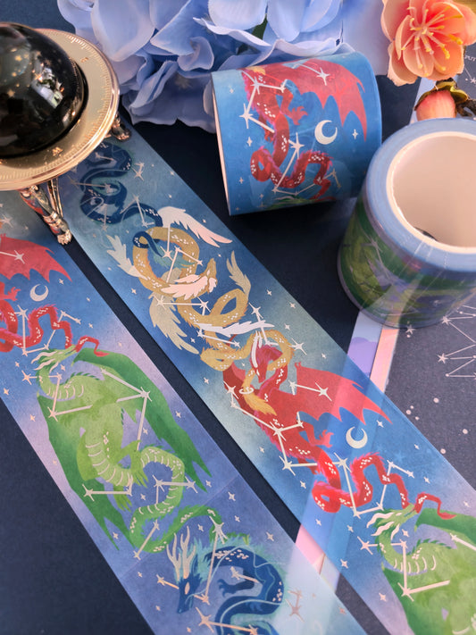 Dragon Scroll Washi Tape