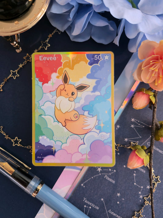 Base-vee Holographic Sticker
