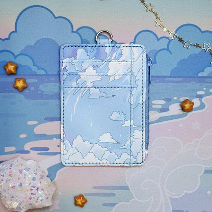 Blue Clouds Card Holder Wallet