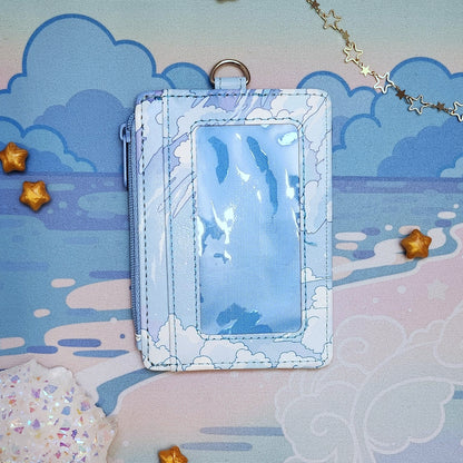 Blue Clouds Card Holder Wallet