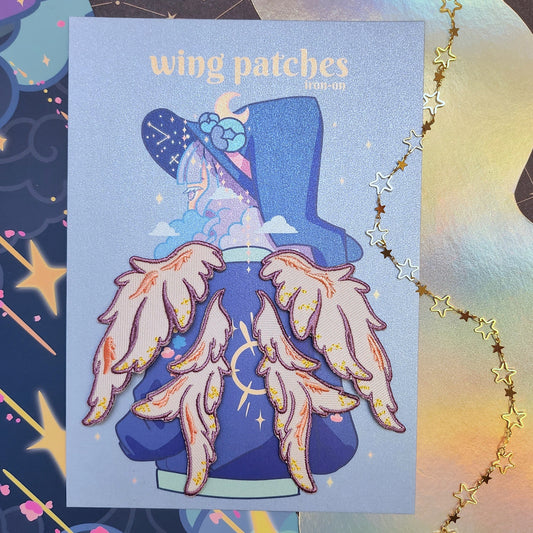 Wing iron-on Patches