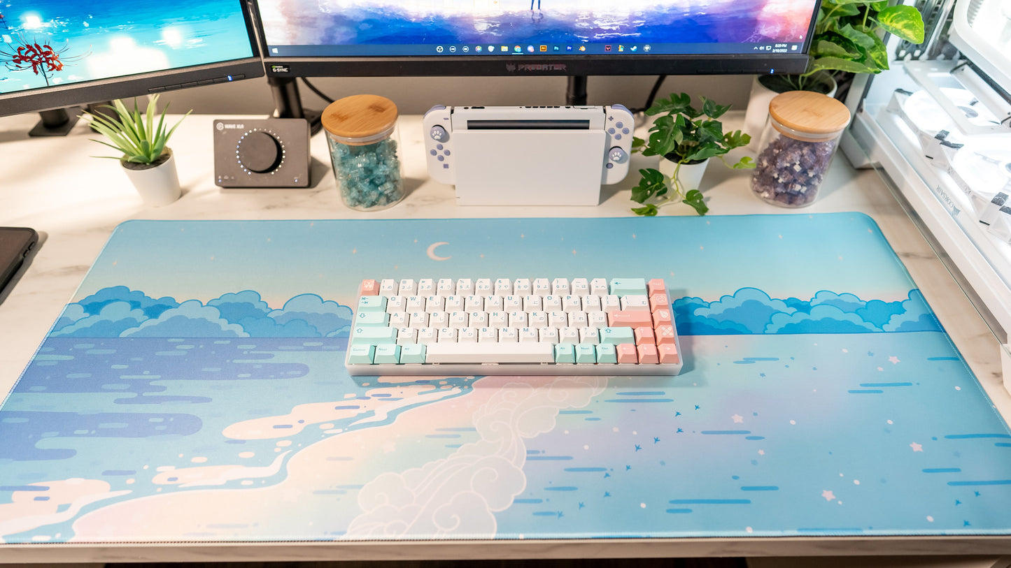 Rainbow Beach Desk Mat
