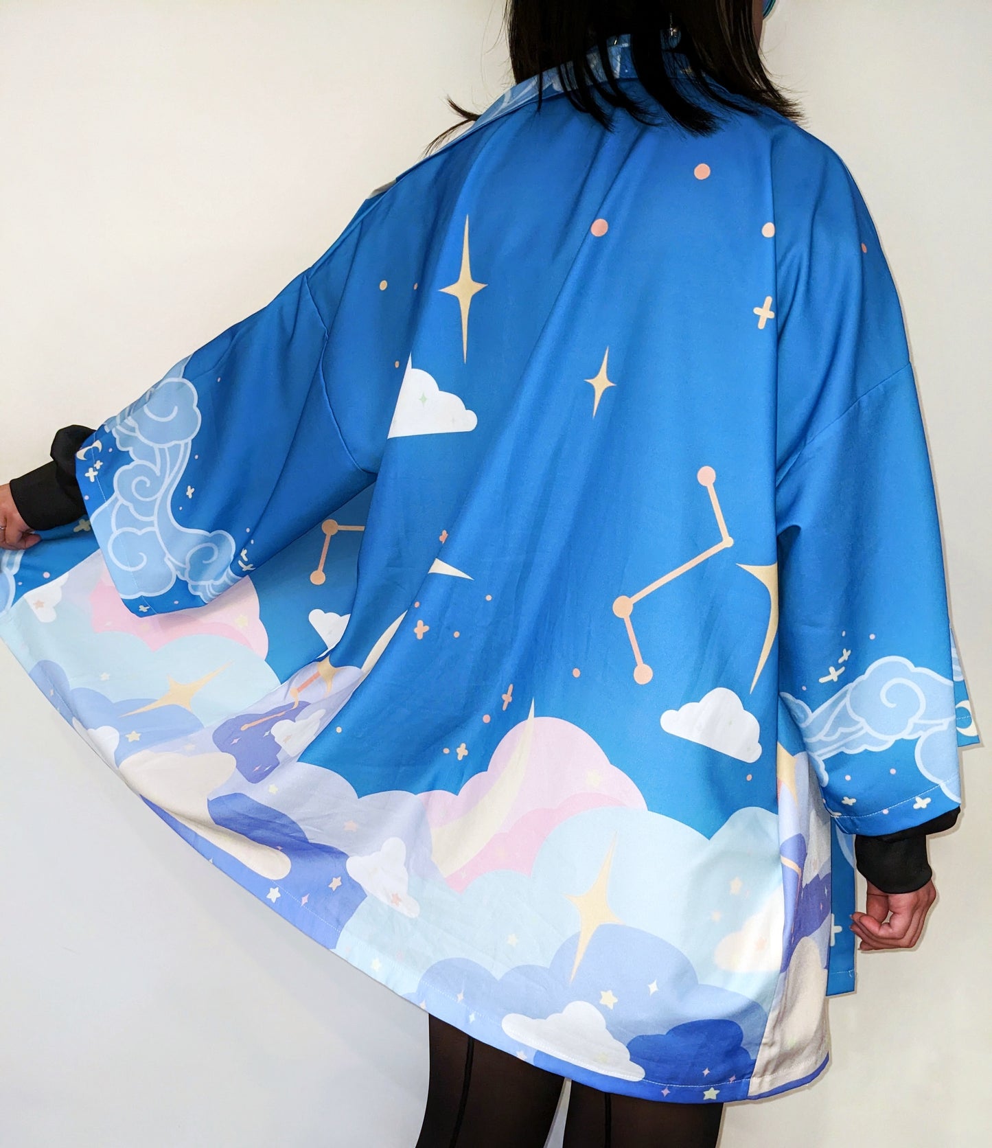 Blue Clouds Haori